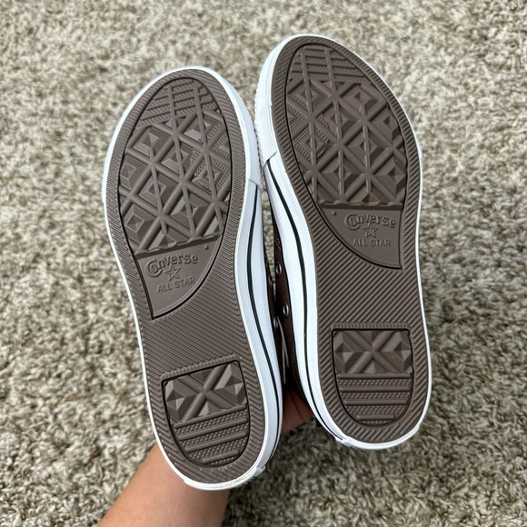 Converse Chuck Taylor All Star Malden Street 1V Mid Boy 2.5 Brown Sneakers Shoes - Picture 7 of 11